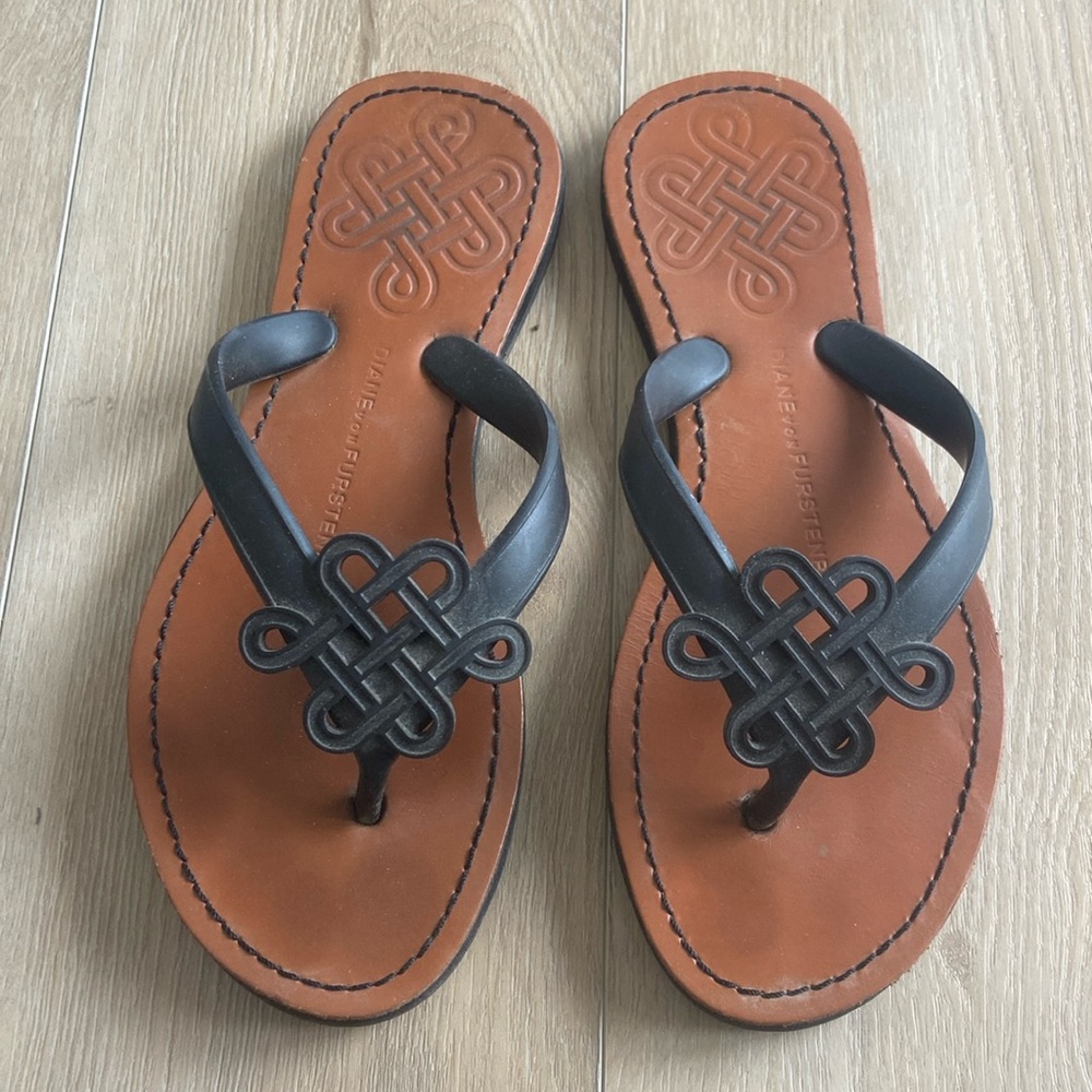 DVF beach/pool sandals